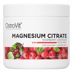 OstroVit - Magnesium Citrate 200 g raspberry lemonade with mint