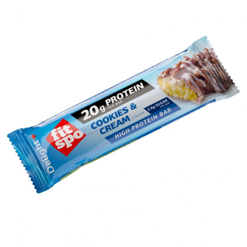 FitSpo - Delight+ Bar - Cookies & Cream 60G