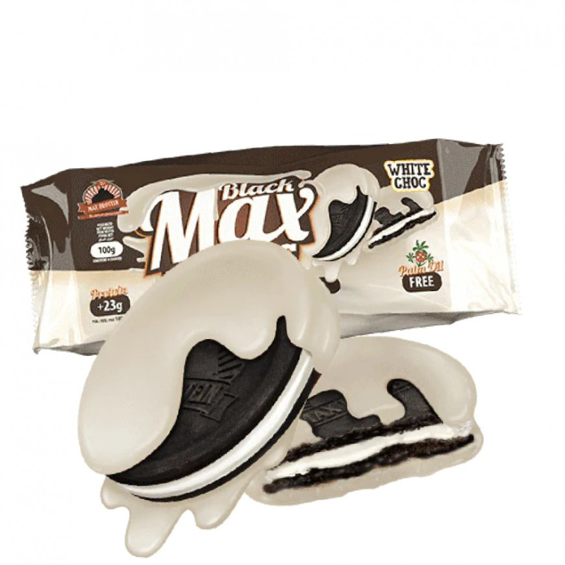 Max Protein - Black Max Total White Choc (4 Piškoti)