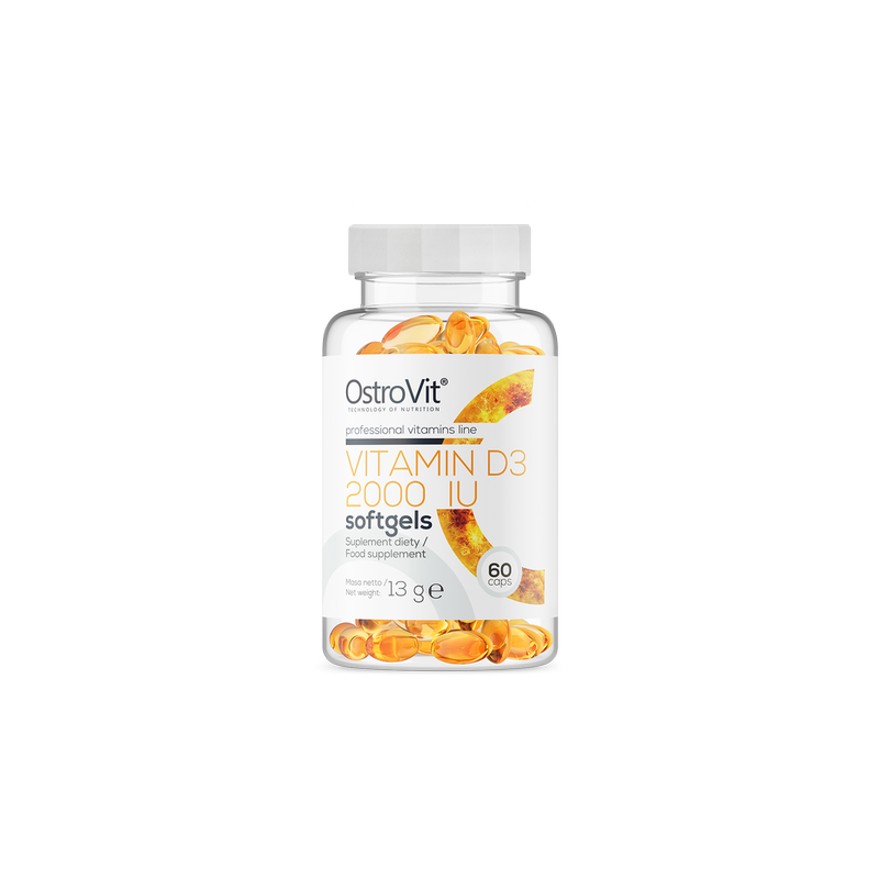 OstroVit - Vitamin D3 2000 IU - (60 kaps.)