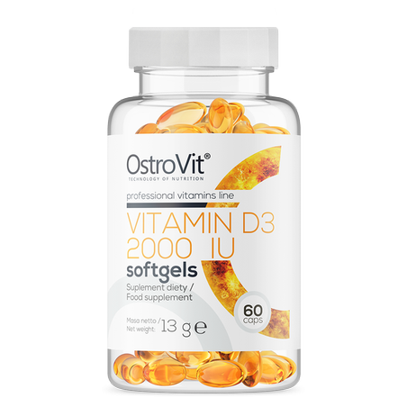 OstroVit - Vitamin D3 2000 IU - (60 kaps.)