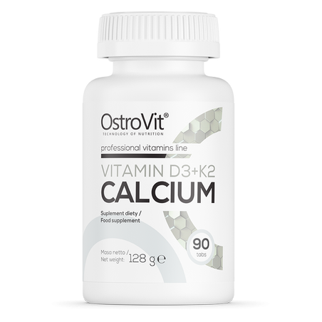 OstroVit - Vitamin D3 + K2 + Calcium (90 tab.)