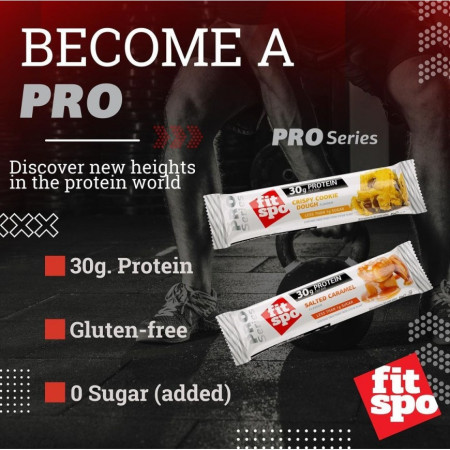 FitSpo - Pro Bar - Crispy Cookie Dough 12x85G