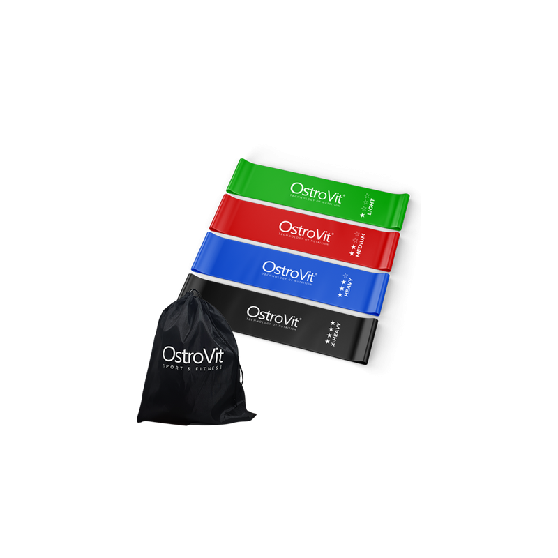 OstroVit - Training Bands 4 pcs + bag