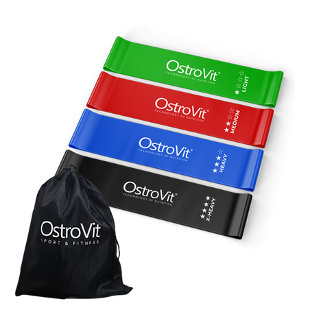 OstroVit - Training Bands 4 pcs + bag