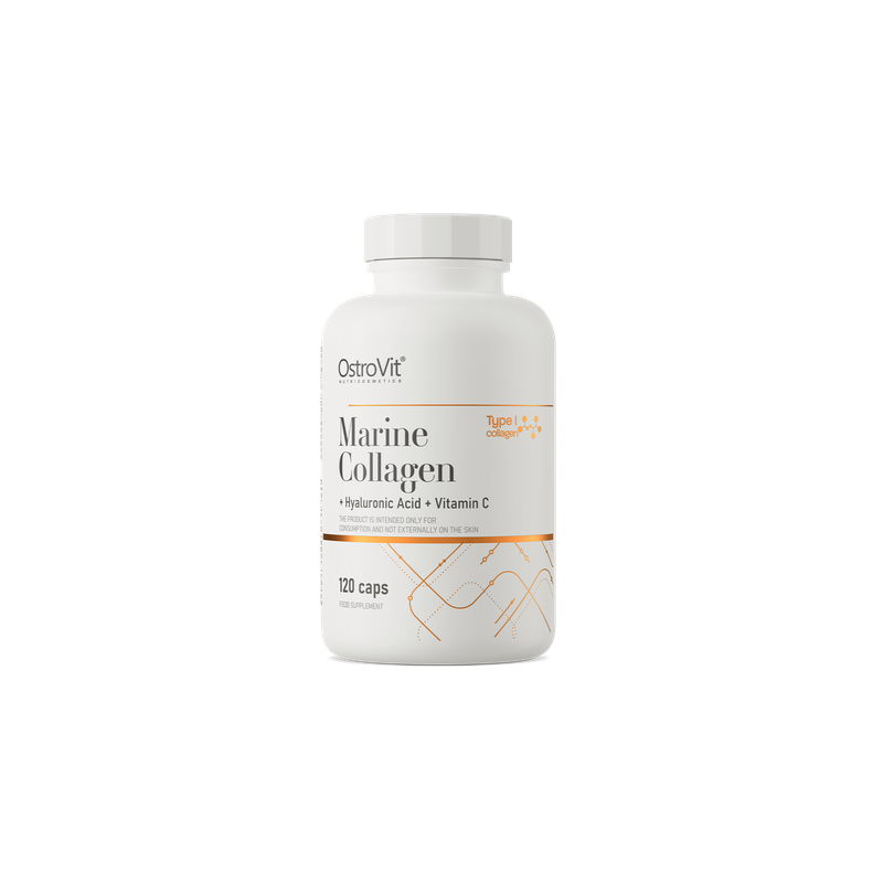 Marine Collagen + Hyaluronic Acid + Vitamin C 120 capsules