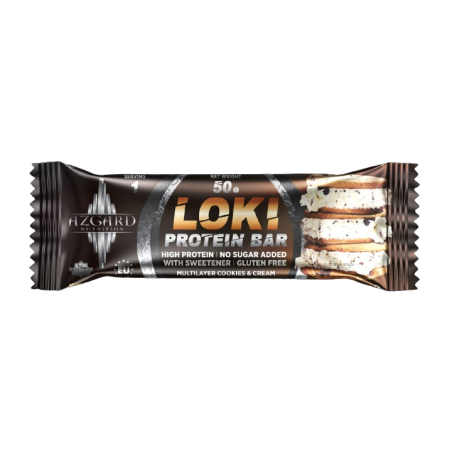 Azgard - Loki Protein Bar 50g - Cookie & Creame