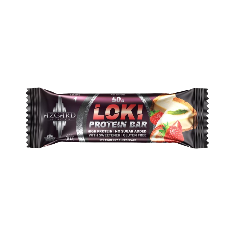 Azgard - Loki Protein Bar 50g - Strawberry Cheesecake