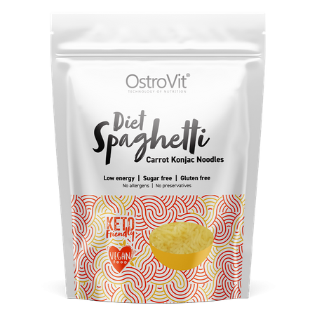OstroVit - Diet Spaghetti Carrot Konjac Noodles 400 g
