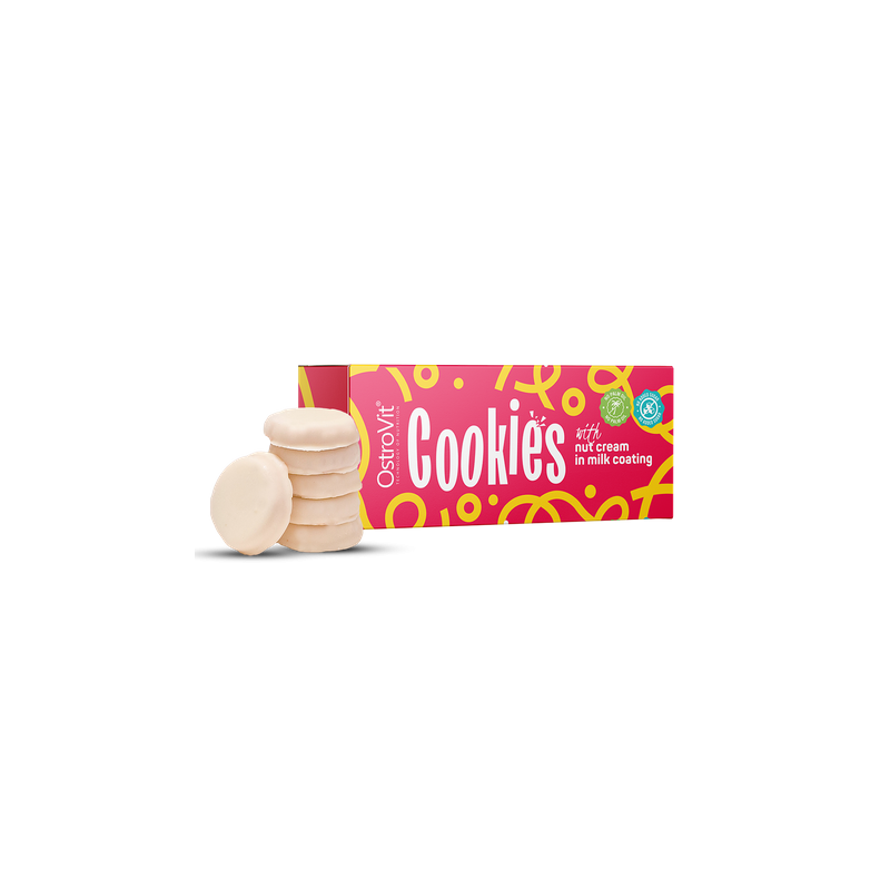 OstroVit - Cookies with peanut cream with a milk glaze 128 g
