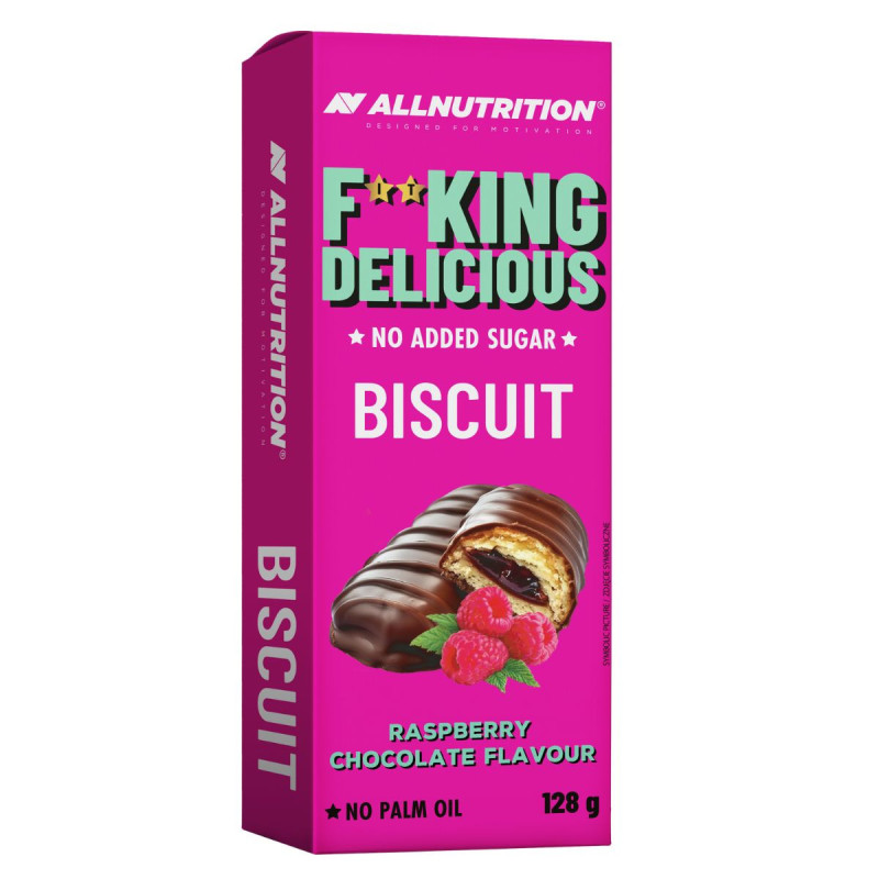 ALLnutrition - Fitking Delicious Biscuit Raspberry 128g