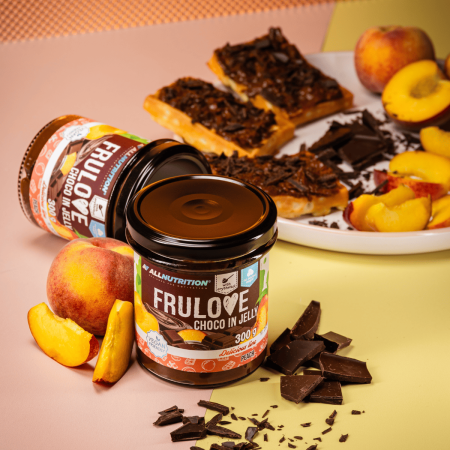 ALLnutrition - FRULOVE Choco in Jelly Peach 300g