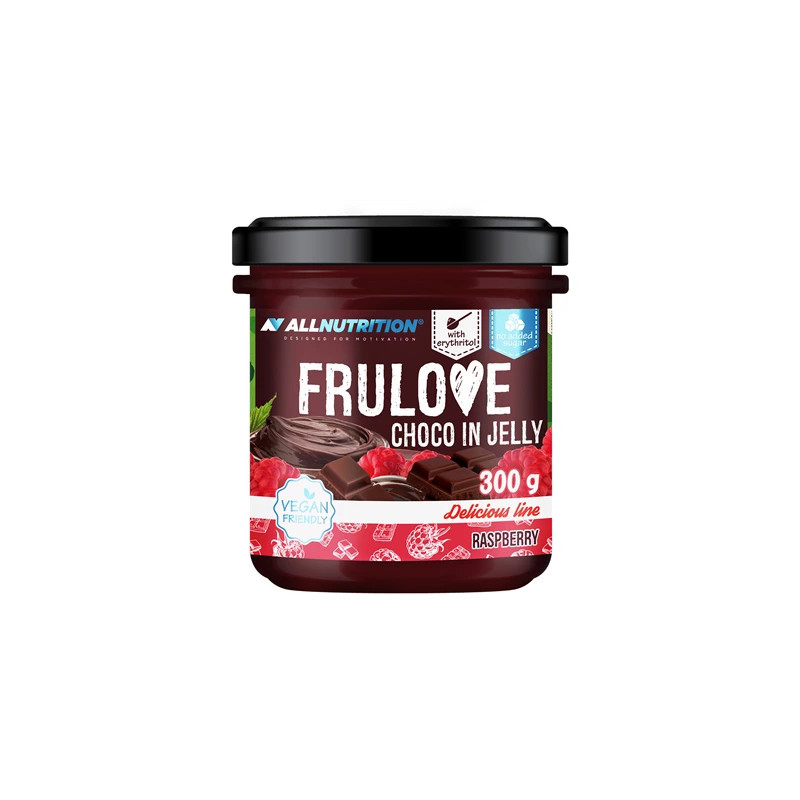 ALLnutrition - FRULOVE Choco in Jelly Raspberry 300g