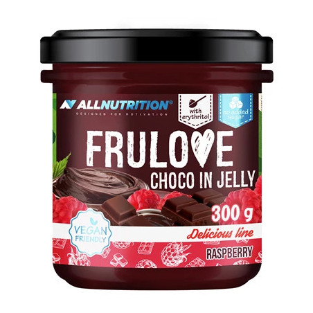 ALLnutrition - FRULOVE Choco in Jelly Raspberry 300g