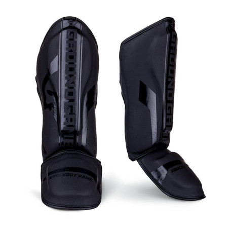 Ground Game - Shinguard - STRIPE BLACK