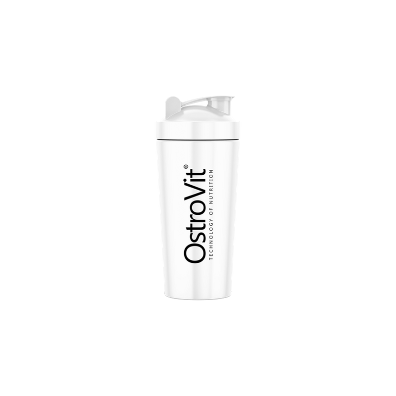 OstroVit - Shaker Steel 750 ml - White