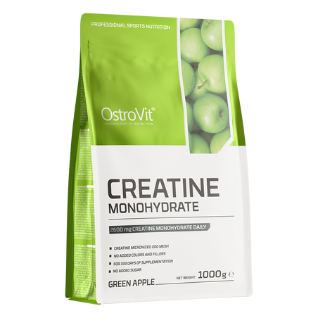 OstroVit - Creatine Monohydrate 1000 g green apple
