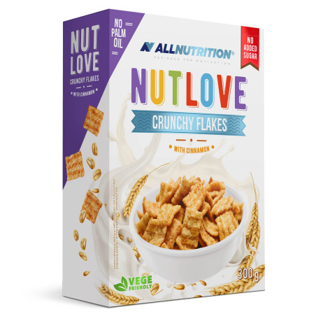 ALLnutrition - NUTLOVE Crunchy Flakes - CINNAMON 300g