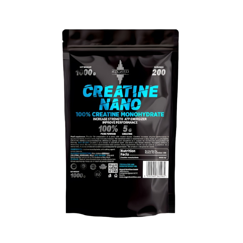 Azgard - Kreatin Monohidrat NANO 1000 G
