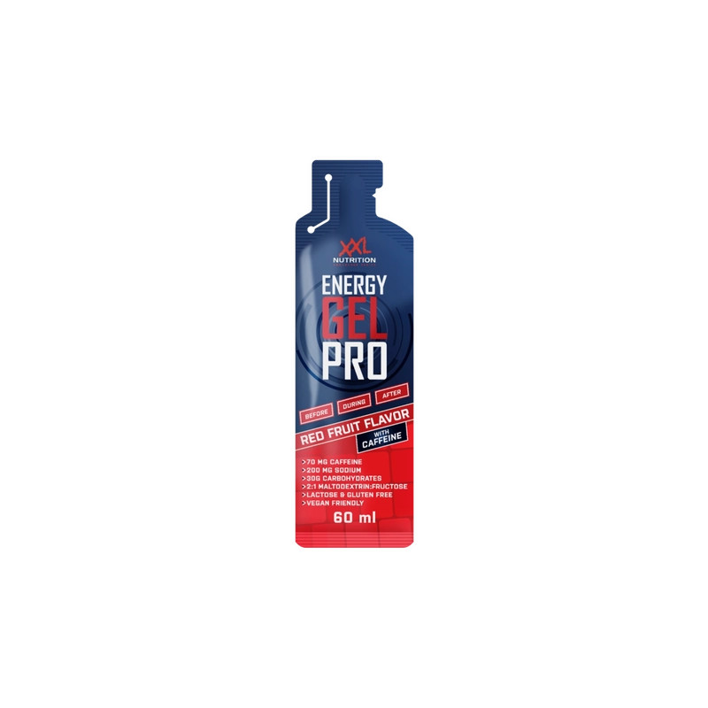 XXL NUTRITION - Energy Gel Pro CAFFEINE - Red Fruit 60ml