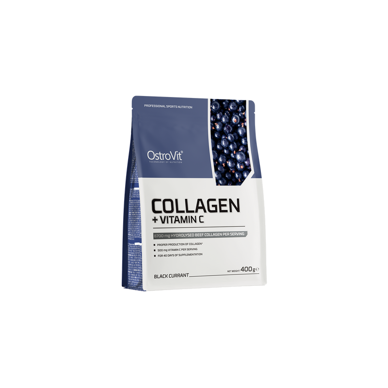 Kolagen v prahu OstroVit + Vitamin C 400 g | Goveji kolagen