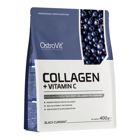 Kolagen v prahu OstroVit + Vitamin C 400 g | Goveji kolagen