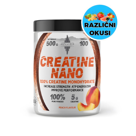 Azgard - Kreatin Monohidrat NANO 500g z okusom