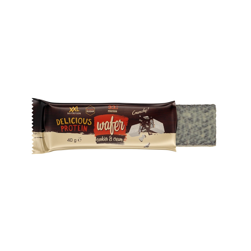 XXL NUTRITION - Delicious Protein Wafer - Cookies & Cream 40g