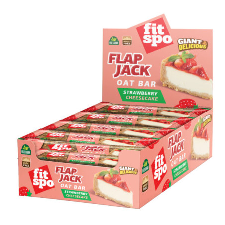 FitSpo - Flap Jack - Strawberry Cheesecake 12x90G