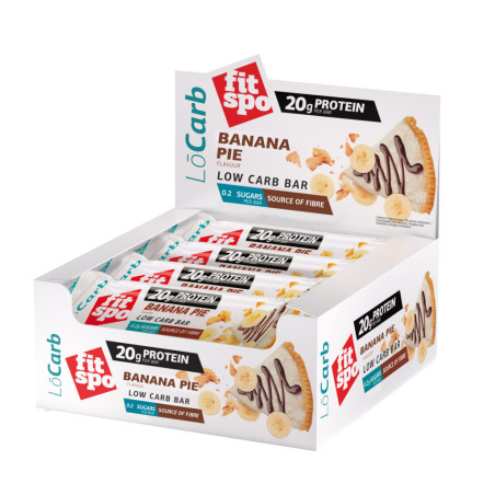 FitSpo - LoCarb Bar - Banana Pie 12x60G