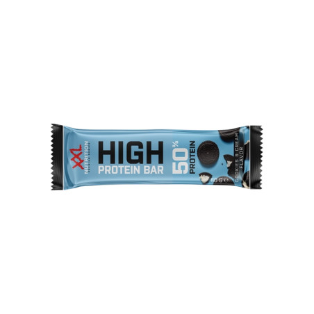 XXL NUTRITION - 50% Protein Bar 50g - Cookie & Cream