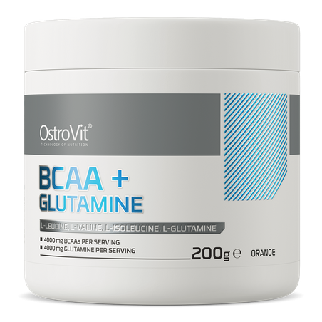OstroVit - BCAA + Glutamine 200g z okusom