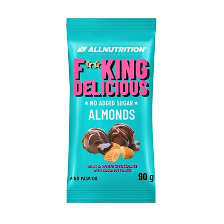 ALLnutrition - Fitking Delicious Almonds - Coconut Flakes 90g|EXP: 31.10.2025