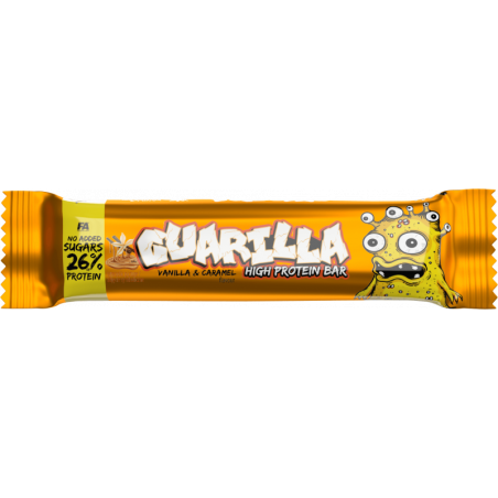 FA NUTRITION - GUARILLA HIGH PROTEIN BAR - Vanilla & Caramel 49g