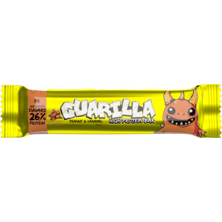FA NUTRITION - GUARILLA HIGH PROTEIN BAR - Peanut & Caramel 49g