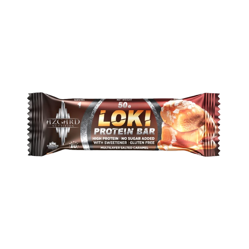 Azgard - Loki Protein Bar 50g - Salted Caramel|EXP: 20.11.2026