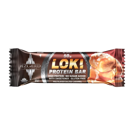 Azgard - Loki Protein Bar 50g - Salted Caramel|EXP: 20.11.2026