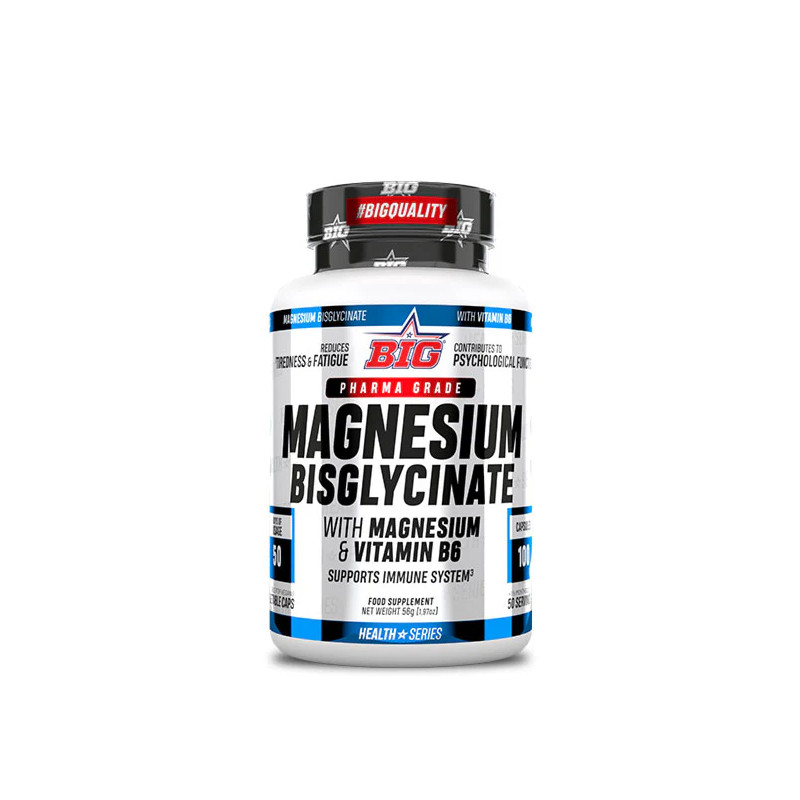 BIG SUPPS - Magnesium Bisglycinate + Mg + B6 (100 cap.)