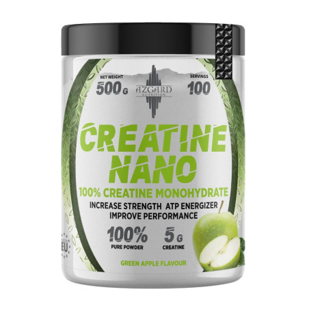 Azgard - Kreatin Monohidrat NANO 500g z okusom