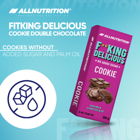 ALLnutrition - Fitking Cookie Double Chocolate 128g
