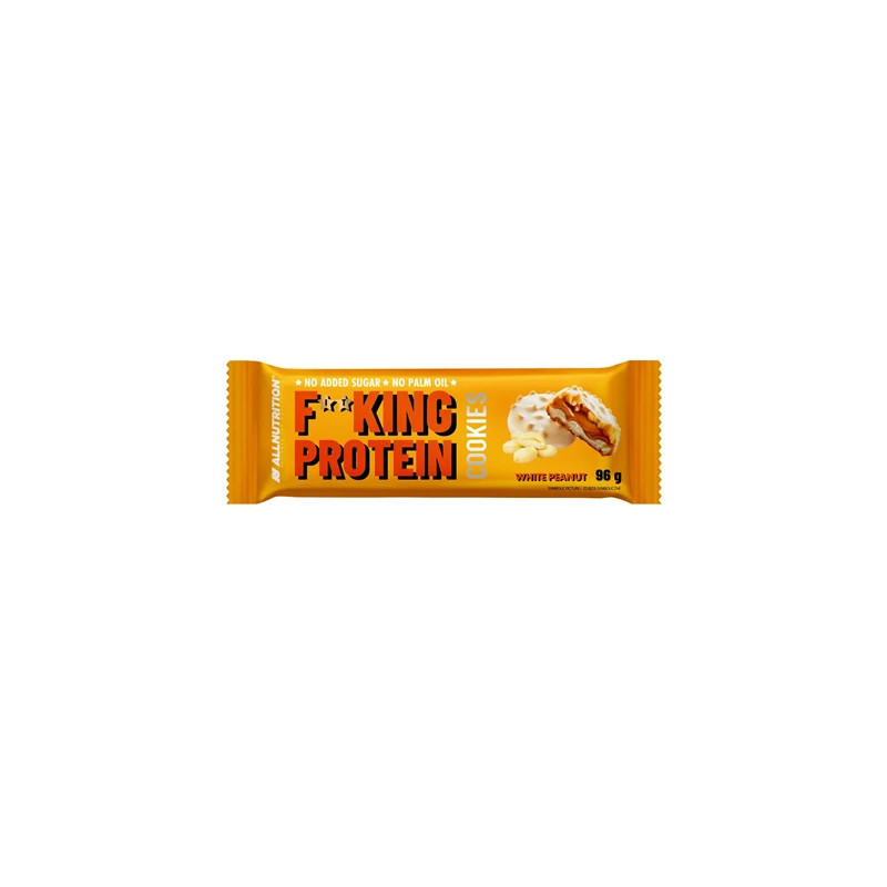 ALLnutrition - Fitking Protein Cookie - White Peanut 96g|EXP: 31.05.2026