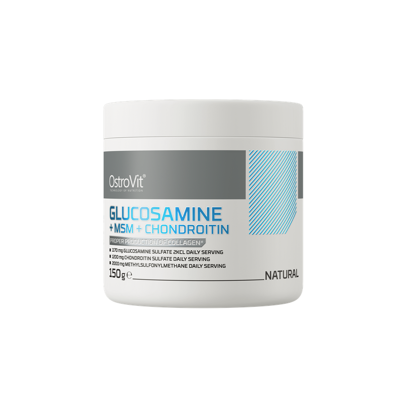 OstroVit - Glucosamine + MSM + Chondroitin 150 g natural|EXP: 08.05.2026