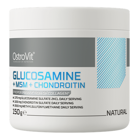 OstroVit - Glucosamine + MSM + Chondroitin 150 g natural|EXP: 08.05.2026