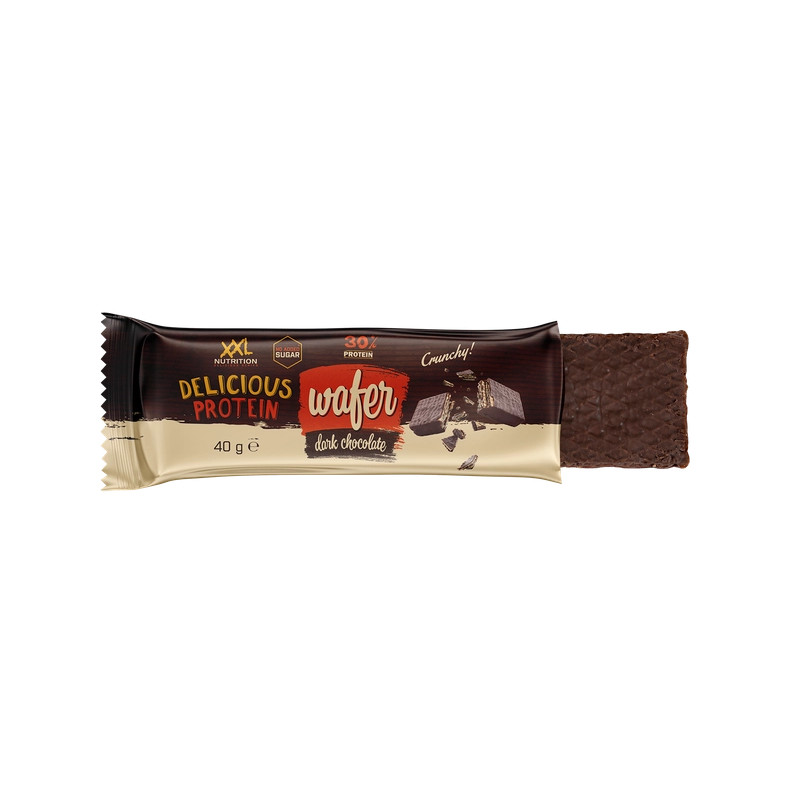 XXL NUTRITION - Delicious Protein Wafer - Dark Chocolate 40g|EXP: 01.06.2026