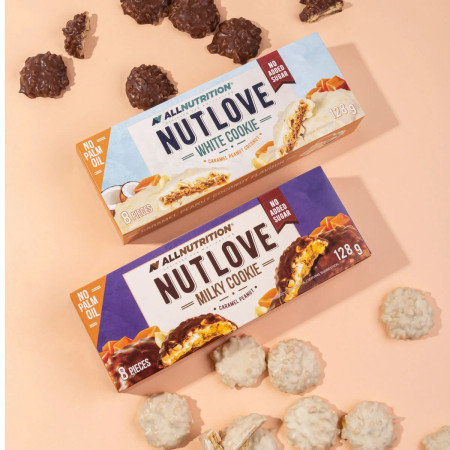 ALLnutrition - NUTLOVE White Cookie Caramel Peanut Coconut 128g