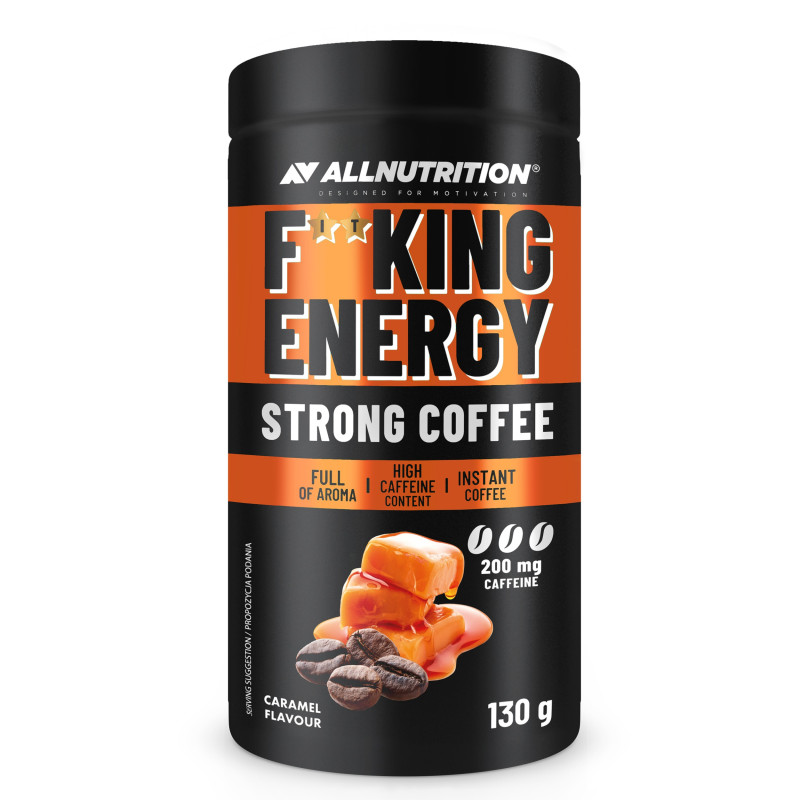 ALLnutrition - Strong Coffee - Caramel 130g|EXP: 31.08.2026