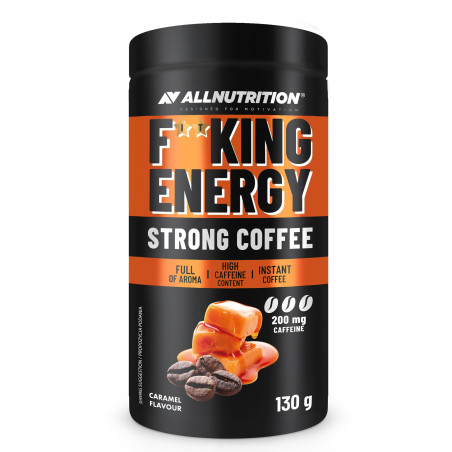ALLnutrition - Strong Coffee - Caramel 130g|EXP: 31.08.2026
