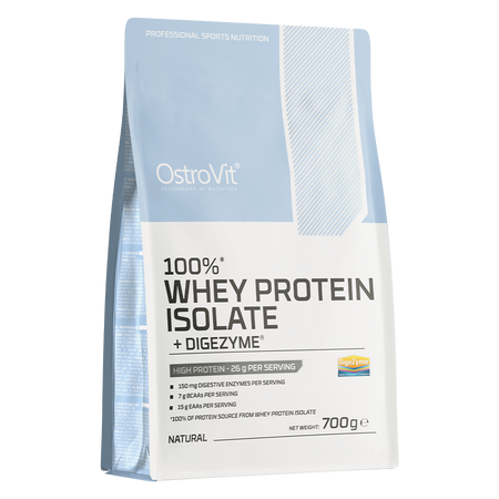 OstroVit - 100% Whey Protein Isolate + Digezyme 700 g natural