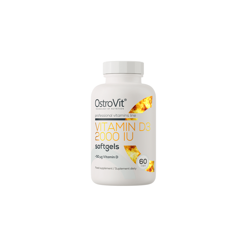 OstroVit - Vitamin D3 2000 IU - (60 kaps.)