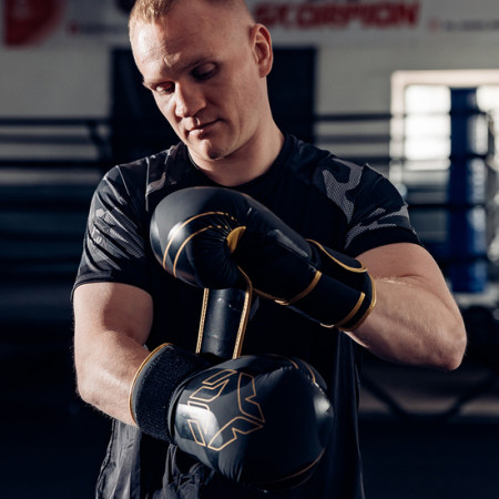 Ground Game - BOKS rokavice - LOGO 3.0 - GOLD